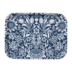 Sunflower bricka 20x27 cm, Dark denim^Klippan Yllefabrik Best