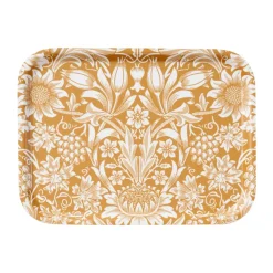 Brickor-Klippan Yllefabrik Sunflower bricka 20x27 cm, Golden