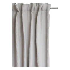 Gardinlängder-Himla Sunshine gardin med veckband 140x250 cm, Ash (grå)