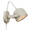 Läslampor|Vägglampor-CO Bankeryd Svejk 13 vägglampa, Beige-mässing