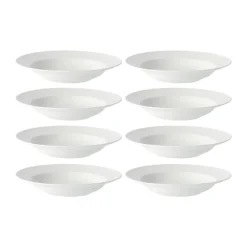 Djupa Tallrikar-Rörstrand Swedish Grace djup tallrik Ø25 cm, snö (vit)