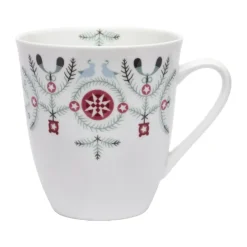 Kaffekoppar-Rörstrand Swedish Grace Winter mugg 50 cl, Vit