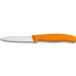Swiss Classic grönsaks-/skalkniv tandad 8 cm, Orange^Victorinox Outlet
