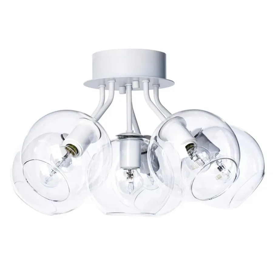 Tage plafond, vit-klarglas^CO Bankeryd