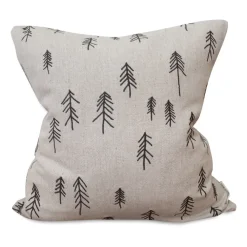 Tall kuddfodral 48x48 cm, Brun-natur^Fine Little Day Online