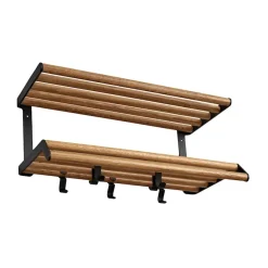 Hatthyllor|Hatthyllor-Essem Design Tamburin hatthylla 60 cm, Ek-svart