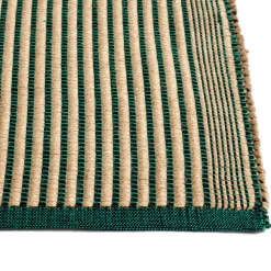Jutemattor|Bomulls- & Trasmattor-HAY Tapis matta 140x200 cm, Black-green