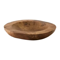 Teak serveringsskål, Large, Ø40 cm^Tell Me More Discount