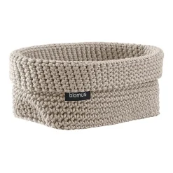 Förvaringskorgar-Blomus Tela textilkorg L 12x20 cm, Moonbeam