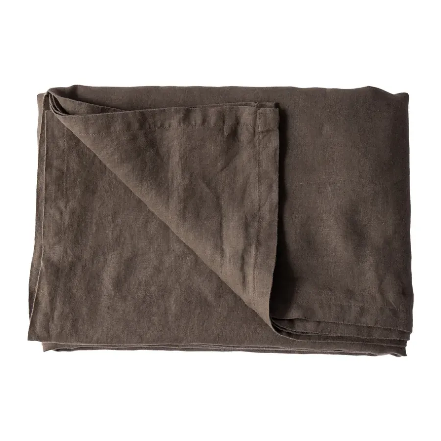 linneduk 145x330 cm, Taupe^Tell Me More New