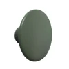 The Dots klädkrok dusty green, Ø13 cm^Muuto