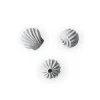 Skulpturer & Porslinsfigurer-Cooee Design The Genesis Shells skulptur 3-pack, Limestone