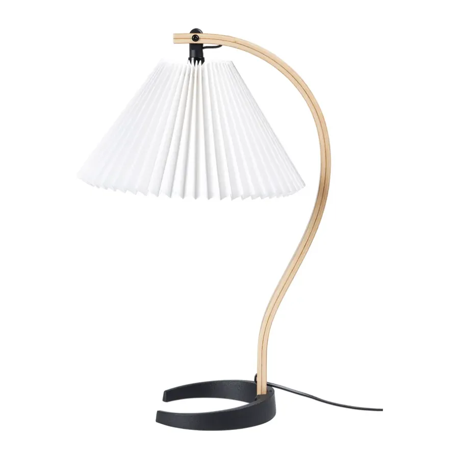 Fönsterlampor|Bordslampor-GUBI Timberline bordslampa, Oak-birch-white