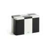 Boxar & Askar-HAY Tin Container förvaringsburk medium, Black-off white