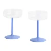 Cocktailglas-HAY Tint coupeglas 20 cl 2-pack, Clear-jade light blue