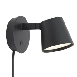Tip vägglampa, Black^Muuto Hot