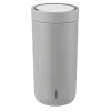 Testvinnare|Termosmuggar-Stelton To Go Click termosmugg 0,4 l, Mat light grey