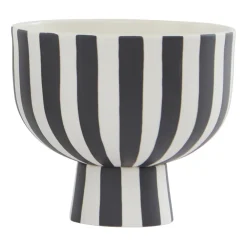 Toppu skål Ø15 cm, Svart-vit^OYOY