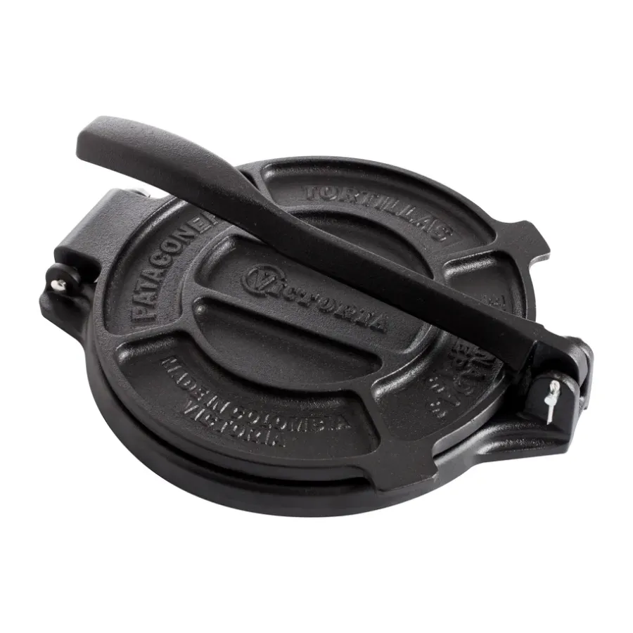 Övriga Köksredskap-Victoria Tortillapress gjutjärn 20 cm, Svart