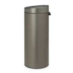 Pedalhinkar|Pedalhinkar-Brabantia Touch Bin soptunna 30 liter, platinum (grå)