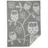Tree Owl barnfilt, ljusgrå^Klippan Yllefabrik Sale