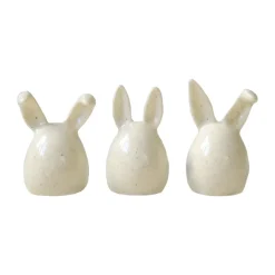 Påskdekorationer & Påskpynt-DBKD Triplets påskhare 3-pack, Vanilla