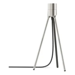 Tripod lampstativ bord, Borstad stål^Umage Outlet