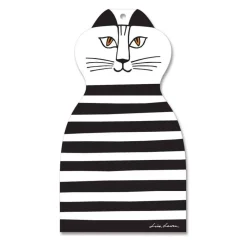 Skärbrädor-Opto Design Trull skärbräda, svart-vit