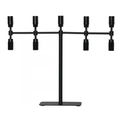 Twice ljusstake 42 cm, Svart^Star Trading Discount