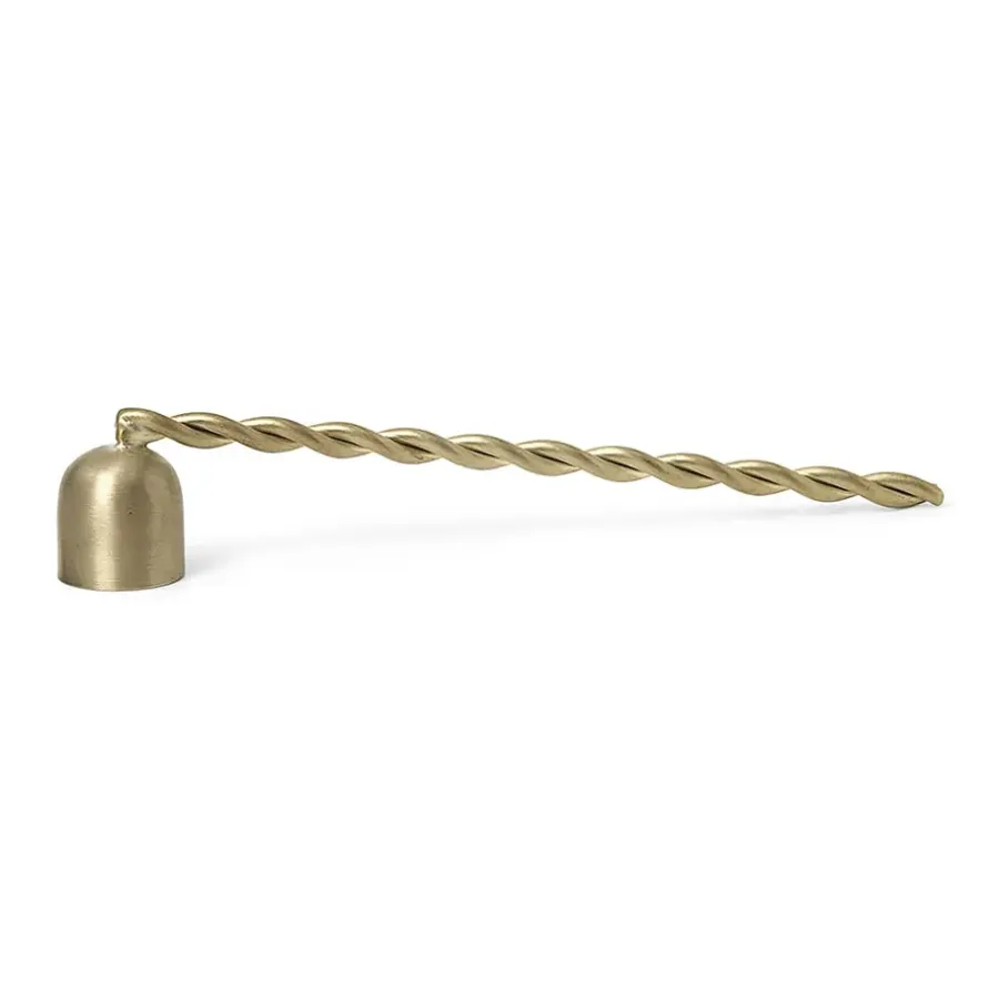 Twist ljussläckare, brass^Ferm Living Clearance
