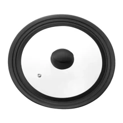 Lock & Tillbehör-Dorre Una universallock 24/26/28 cm, Glas-svart silikon