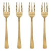 Dessertbestick-URBAN NATURE CULTURE UNC gaffel 4-pack, Gold