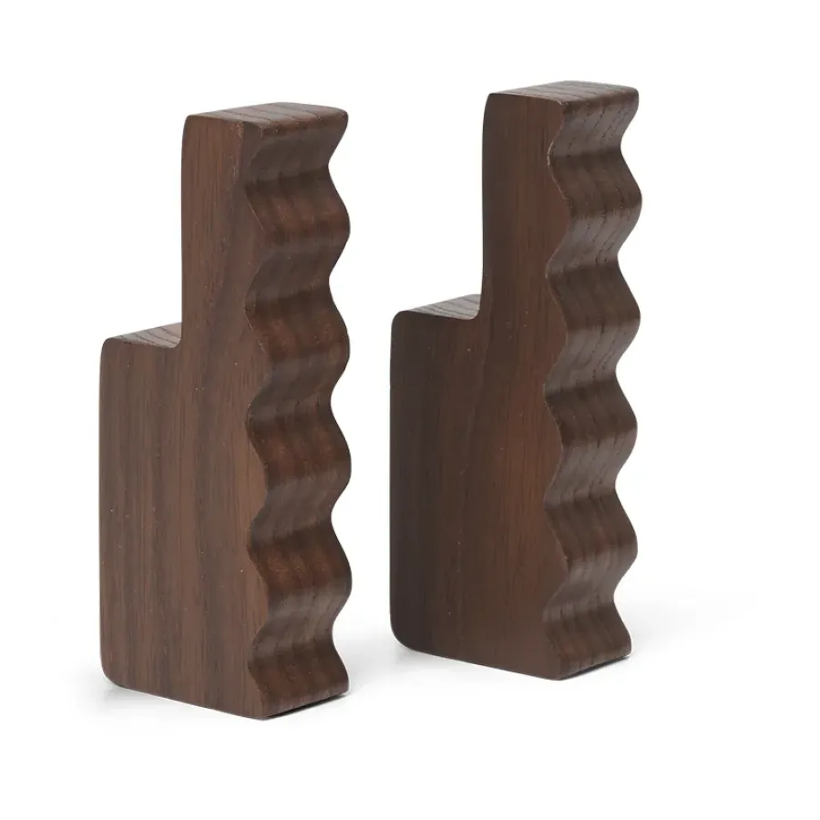 Unda krok 2-pack, Dark Brown^Ferm Living Best