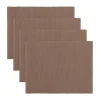 Uni bordstablett 35x46 cm 4-pack, Mörk mullvadsbrun^Linum Best
