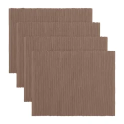 Uni bordstablett 35x46 cm 4-pack, Mörk mullvadsbrun^Linum Best