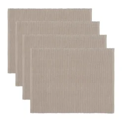 Uni bordstablett 35x46 cm 4-pack, Mullvadsbrun^Linum Discount