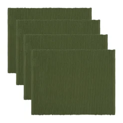 Uni bordstablett 35x46 cm 4-pack, Mörk olivgrön^Linum Sale