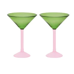 Cocktailglas|Drinkglas-URBAN NATURE CULTURE gåvoset martiniglas 2-pack, Green