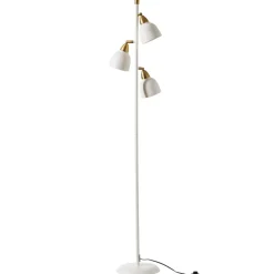 Läslampor|Golvlampor-Superliving Urban Triple golvlampa, Matt whisper white