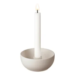 Ljusstakar-Scandi Living Valley ljusstake Ø12 cm, Beige
