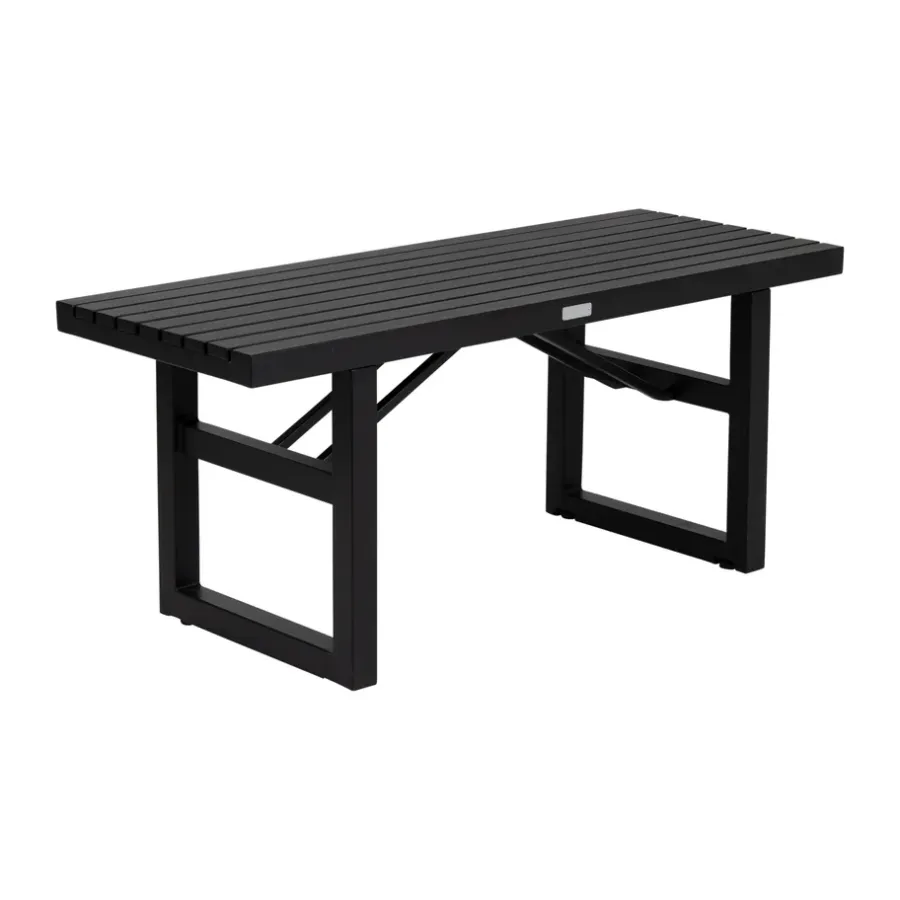 Vevi bänk, Svart 105 cm^Brafab