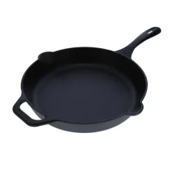 Gjutjärnspannor-Victoria stekpanna gjutjärn pre-seasoned, Ø30 cm