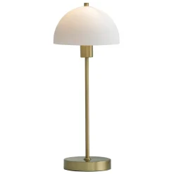 Fönsterlampor|Bordslampor-Herstal Vienda bordslampa, mässing-vit