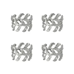 Vine servettring Ø4,7 cm 4-pack, Zinklegering^Scandi Living Discount