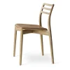 Stolar-Vipp 481 Cabin stol, Light oak-sand leather