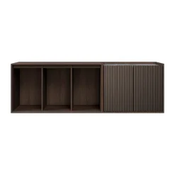 Cabinet H5 sideboard, Dark oak-marble, doors^Vipp Online