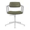 453+ Swivel kontorsstol, Pol. aluminium-bosco green^Vipp Best