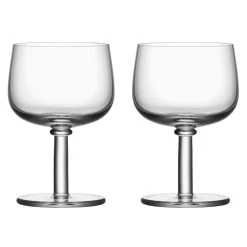 Vinglas-Kosta Boda Viva glas på fot 35 cl 2-pack, Klar