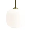 VL45 Radiohuspendel Ø17,5 cm, Brass-white opal glass^Louis Poulsen Clearance