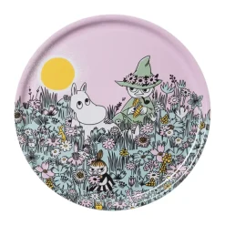 Vänner för alltid mumin bricka, Ø35 cm^Moomin Arabia Clearance